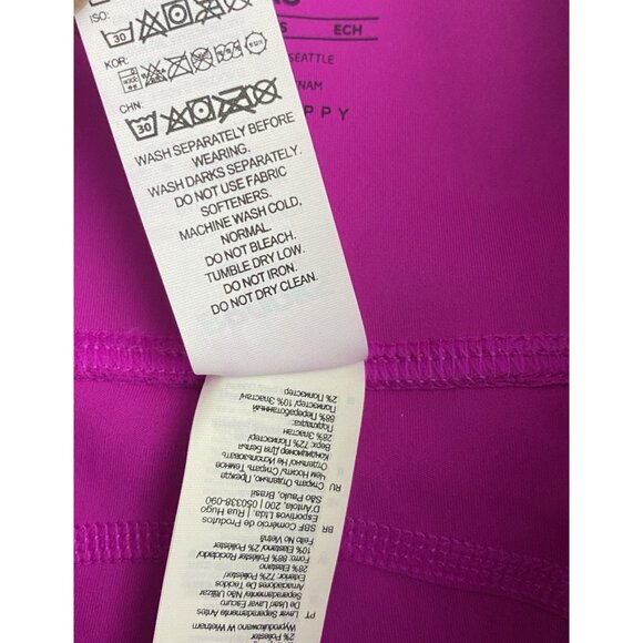 Brooks XS Magenta Method 7/8 Tights Pants Compressive High Waisted 4 Pockets - Picture 8 of 9